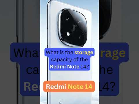 Redmi Note 14 Storage Capacity! #redminote14pro