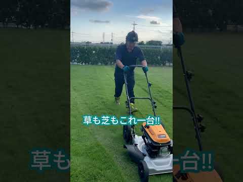 1台2役！ハイガーの草芝刈り機