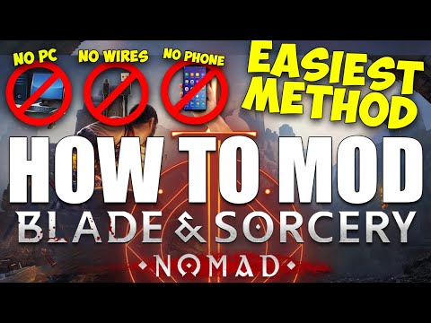 How to mod BLADE & SORCERY: NOMAD - NO PC | NO WIRE | NO PHONE | No Mobile VR station