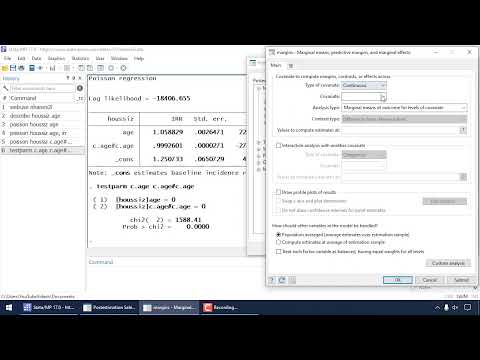 Fitting & interpreting regression models: Poisson regression with continuous predictors