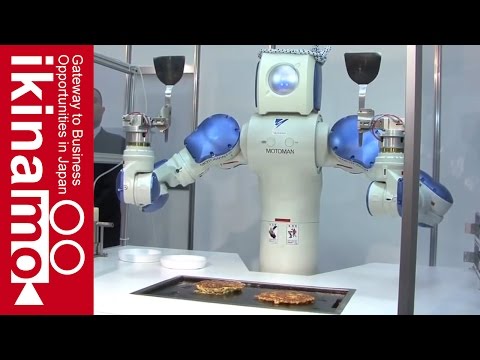 Robot that makes okonomiyaki fully automatically #Okonomiyaki Robot