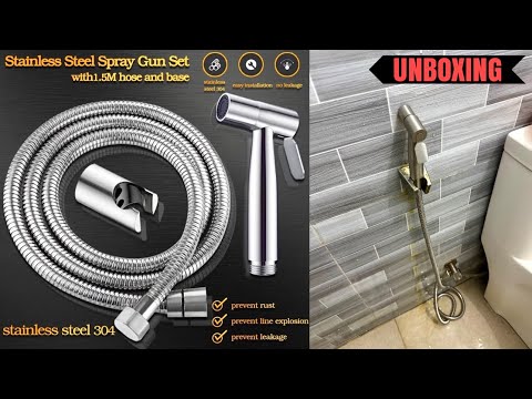 Unboxing Affordable Stainless Steel Bidet Sprayer | German Quality