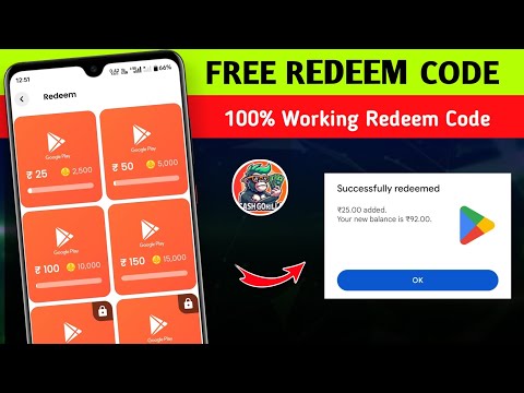 Cash Gorilla App | Free Redeem Code App | Google Play Redeem Code App | Play Store Redeem Code