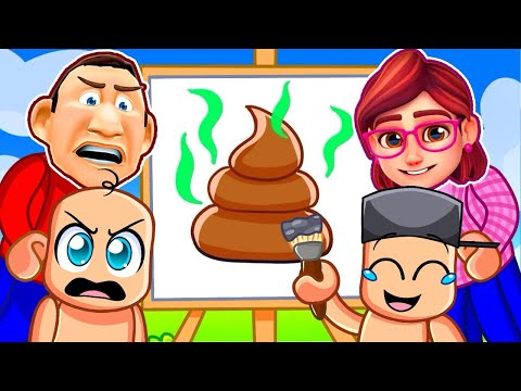 FAMILY vs SPEED DRAW in Roblox!