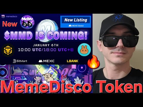 $MMD - MeMeDISCO TOKEN CRYPTO COIN HOW TO BUY MMD MEME DISCO BNB BSC MEXC GLOBAL LBANK BITMART NEW