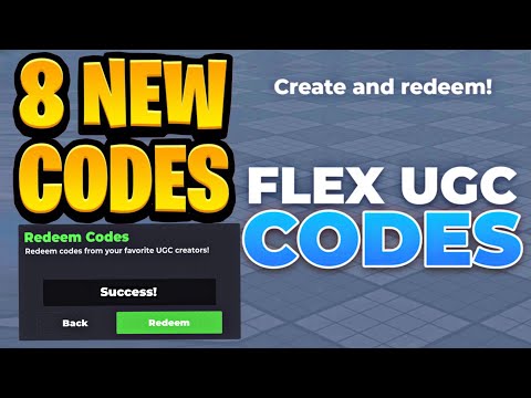 ❄️NEW❄️ ALL WORKING CODES FOR FLEX UGC IN 2025! ROBLOX FLEX UGC CODES