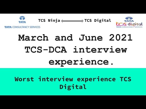 TCS DCA Interview Experiences 2021|Digital Capability Assessment|TCS Ninja to Digital up-gradation.