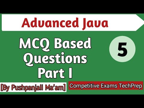 Advanced Java MCQ Based Questions Part I in Hindi