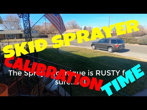 Skid Sprayer Calibration