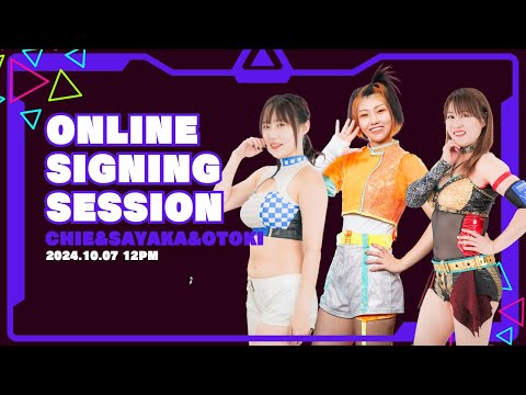 【Sayaka,chie,Otoki】Online Signing Stream 24.10.7