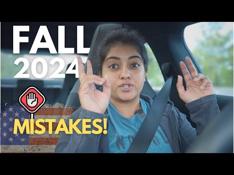 Avoid these MISTAKES for FALL 2024 as an International Student!