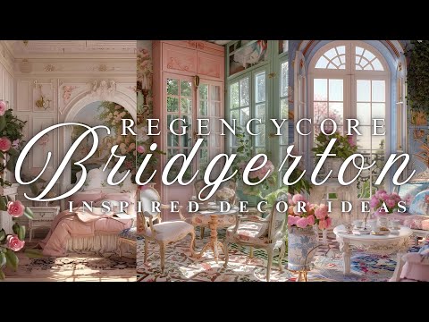 Regencycore | Add the Glamorous Bridgerton Aesthetic to Your Home with a Modern Regency Twist!🪞✨🦢