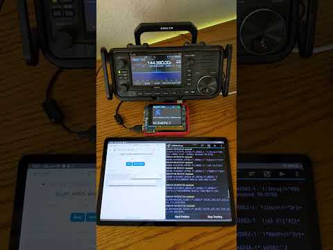 APRS on Icom 705, DigiPi  #shorts