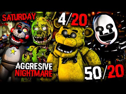 Can YOU BEAT 4 FNAF GAMES at the SAME TIME?