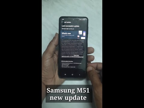 Samsung M51 new update #shorts