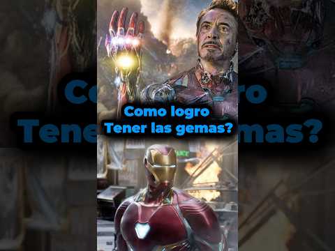 Como soporto el PODER de las gemas de el INFINITO? #marvel #ironman #endgame #infinitywar #shorts