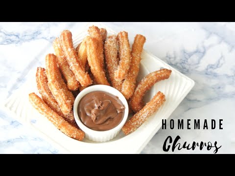 Homemade churros || Asheescookbook