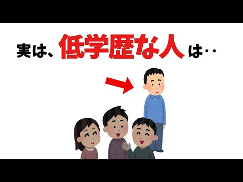 学歴に関する雑学