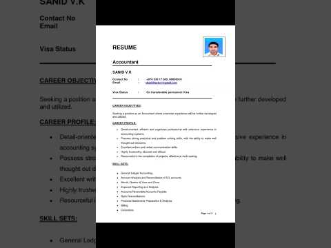 1 click Resume Banaye 2024💥💥 New Trick ||💥💯 1 मिनट में रिज्यूम कैसे बनाएं ✌️✌️