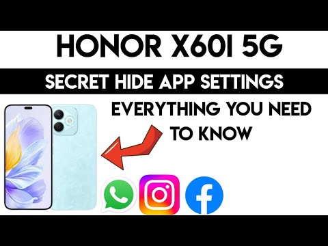 Honor x60i secret hide app settings Everything You Need to Know #Honorx60i