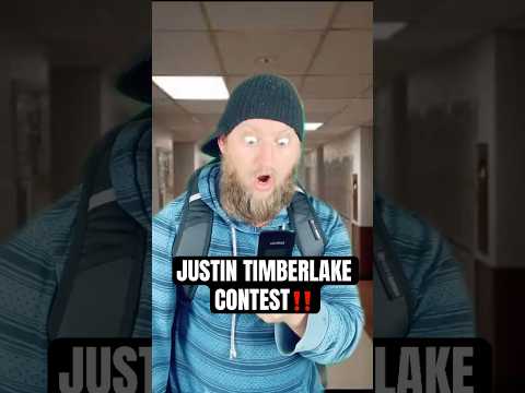 JUSTIN TIMBERLAKE CONTEST @PeetGuercio1 #peetguercio #djhuntsofficial #comedyshorts #funnycomedy