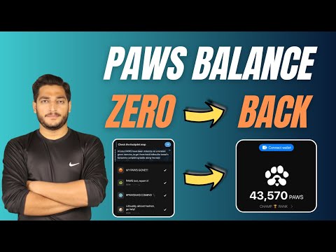 Paws Airdrop All Balance Zero Why ? Paws Airdrop My Paws Gone Task