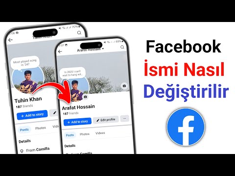 Facebook Adınızı Nasıl Değiştirirsiniz 2025 || Facebook Adınızı Değiştirin