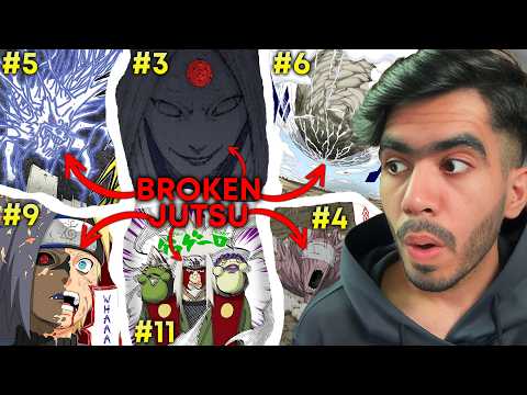 20 MOST BROKEN Naruto Jutsu Used Only Once 🔥 | Daddy Vyuk