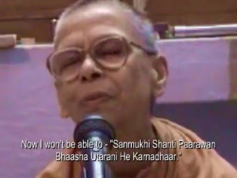 Pushpadi (Sw Bhajanananda) talks about her life with Ma Anandamayi