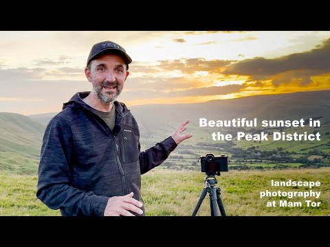 Landscape photography at Mam Tor in the Peak District