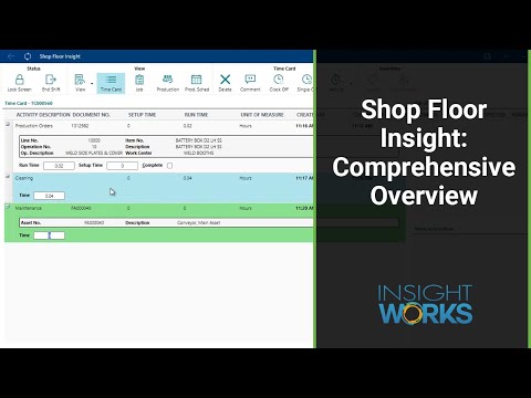 Shop Floor Insight - Comprehensive Overview