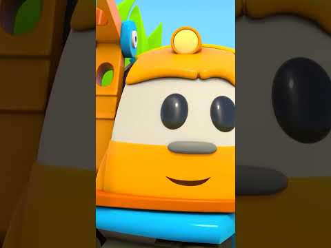 Lifty and Leo build a boring machine. Construction vehicles for kids & car cartoons for kids #shorts