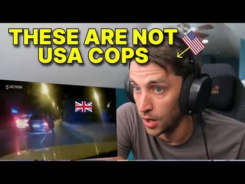 American reacts to Remarkable British Police Chase