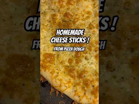 Easy Cheesy Sticks Recipe | Transform Your Pizza Dough! #Shorts #Recipes