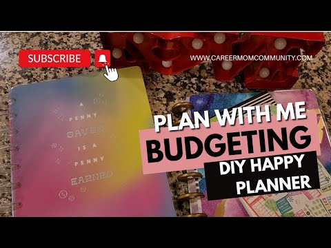 Budget Planner February 2024| DIY Happy Planner Setup