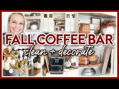 *NEW* FALL COFFEE BAR 2024 | FALL KITCHEN DECORATING IDEAS