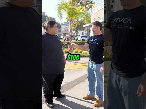 Asking people to quit MCDONALDS for $100 🍔 Would you do it!