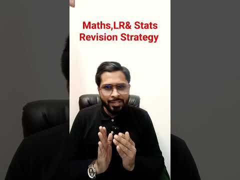 Maths, LR& Statistics REVISION Strategy before Exams Day  | Kunjay Sir | EDUKUNJ