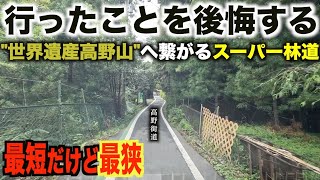 【裏ルート】高野山に繋がる狭すぎる林道が密かに存在していた...