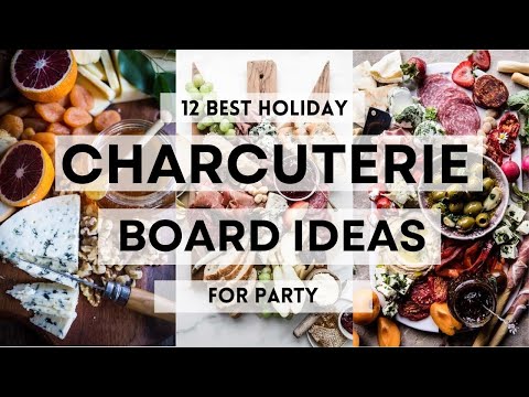 12 Best HOLIDAY CHARCUTERIE BOARD IDEAS for Party  #charcuterieboard #charcuterieboards #christmas