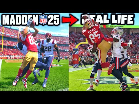 I Recreated TOP PLAYS from NFL Week 4 in Madden 25!