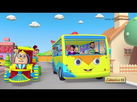 Wheels On The Bus Fun With Humpty The Train | The Wheels on the Bus Song |