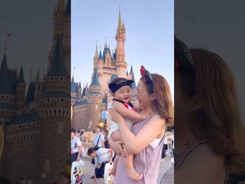 【Dオタ母と】息子、生まれて初めてのTDL👶🏻🏰🤍【8ヶ月ベイビー】 #ディズニー #disney #ディズニーランド