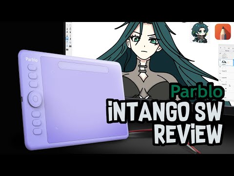 Parblo Intangbo SW Review: Pretty Good Wireless and Wired Drawing Tablet!