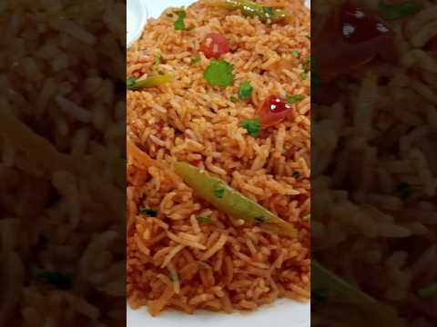 Easy & Tasty Tomato Rice 🍅😋#shorts #ytshorts