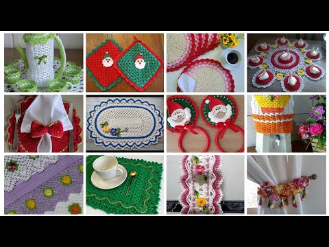 Ideas excepcionales de patrones de crochet nuevos y hechos a mano para la decoración del hogar