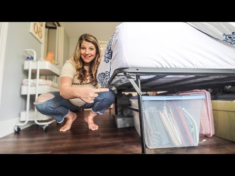 a look INSIDE our Bedroom (Tiny House Storage)