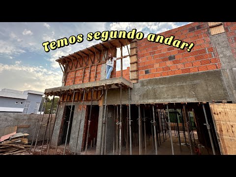 TEMOS SEGUNDO ANDAR! | Diário da Obra #3 🏠🧱🔑