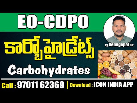 Carbohydrates in Nutrition | EO CDPO Exam Preparation | Icon India