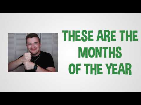 Sign Language/ASL - Months of the Year